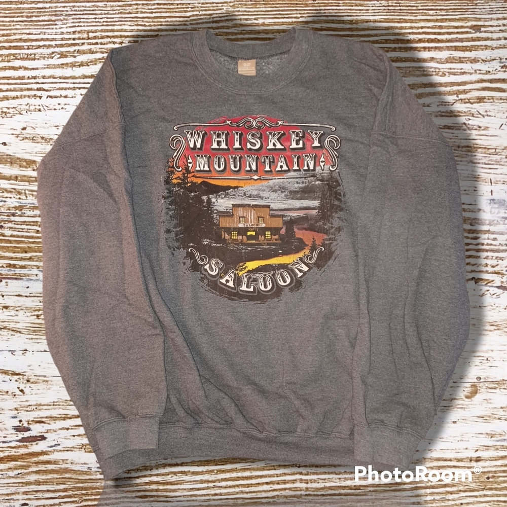 Whiskey Mountain Saloon Adult 2XL Sweatshirt